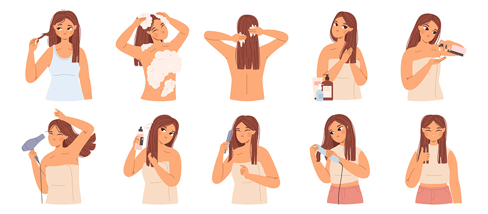 how to get thicker hair, healthy scalp, improve hair density